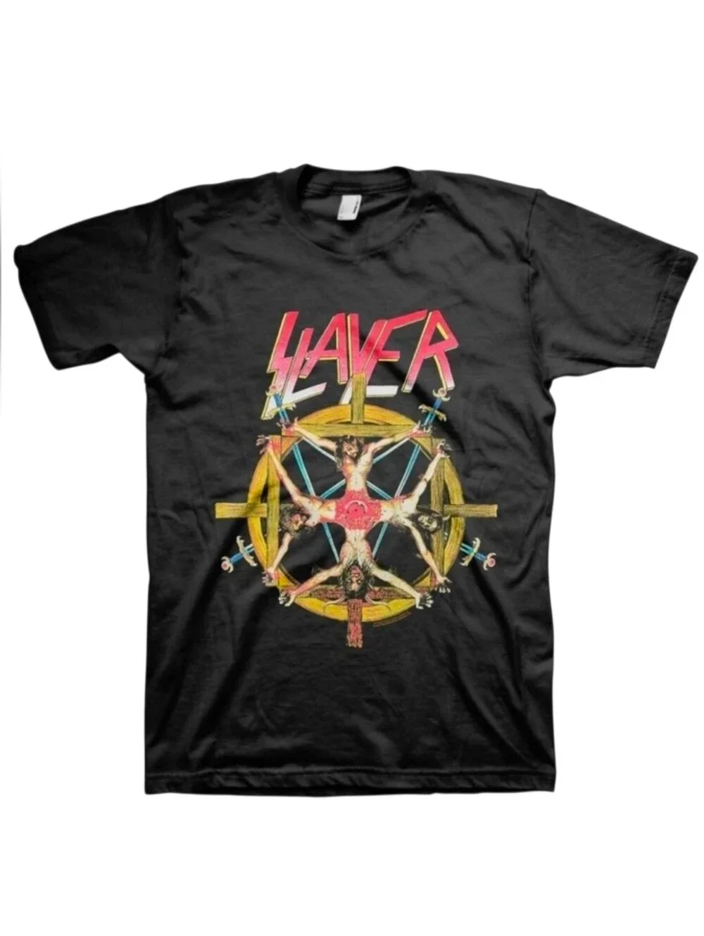 Slayer Christ Wheel 3XL Thrash Metal Shirt